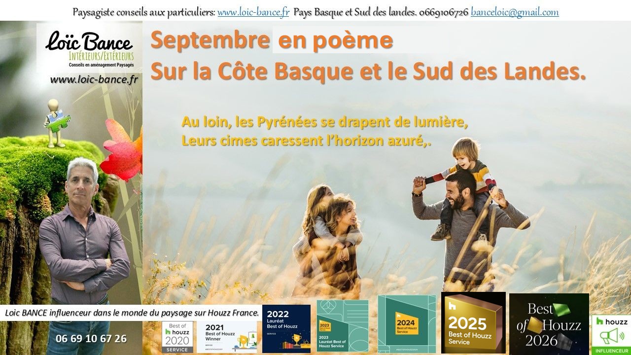 Saint Jean de Luz paysages Septembre en po�me.